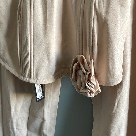 Corsage rose detail strapless jumpsuit - Picture 4 of 5